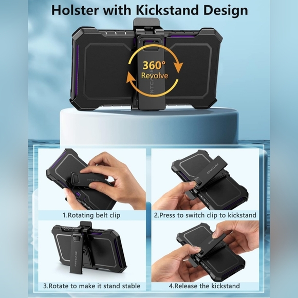 FNTCASE for Samsung Galaxy S23 Case - Picture 4 of 10